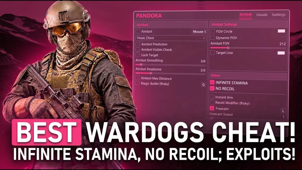 Wardogs Cheats Features Performance And Menu Overview